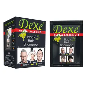 Dexe most hot sale new arrival cream for make hair black shampoo original manufacturer wholesale supplier cheap low price OEM
