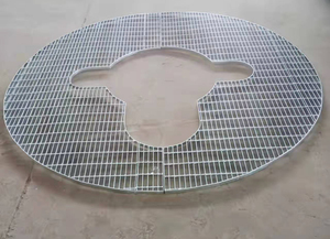 Grille de drainage en métal expansé galvanisé robuste pour matériaux de construction, couvercle de grille d'escalier métallique - Product Image 4