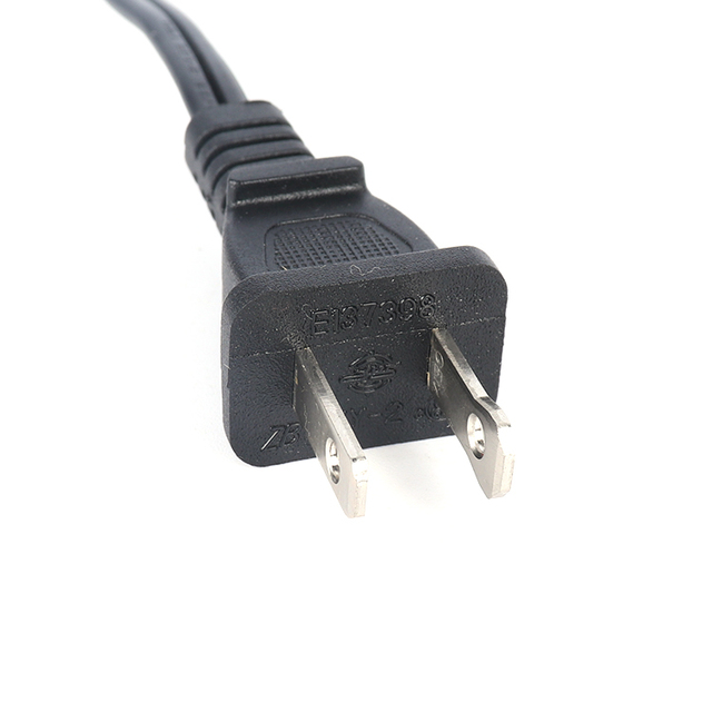 NISPT-2 SPT-2 6ft American Power Supply Cord Electric Extension Cord  2 Pin Flat Wire AC Heavy Duty 18 AWG Cable