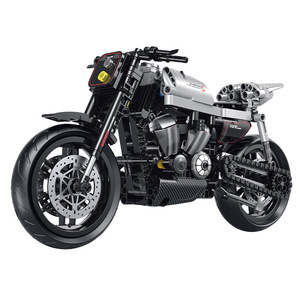60545 HALEI-XR1200 Jouet de construction éducatif en forme de moto pour enfants - Product Image 1