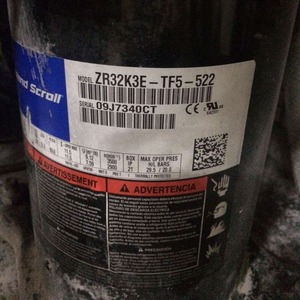 คอมเพรสเซอร์แบบสโครล Copeland รุ่น ZR32K3E-TF5-522 ZR34K3E-TF5-522 สามเฟส 220V สำหรับอุปกรณ์ทำความเย็น - Product Image 2