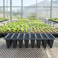 Pots hydroponiques carrés en plastique de qualité supérieure, plateau de semis pour pépinière, pot de propagation et de germination pour serre