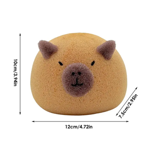Capybara Cute Cartoon Animal Bath Sponge Ball Baby Shower Scrubber Body Cleaning Brush <b>Loofah</b> Bathroom Accessories Skin Care - Product Image 6