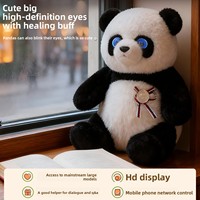 Jouet robot en peluche Panda intelligent avec IA, poupée interactive parlante, compagnon émotionnel, jouet d'éveil précoce