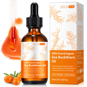 Aceite Botánico Hidratante ATOANY, Antioxidante, Restaura Profundamente la Piel del Rostro y el Cuero Cabelludo, Aceite de Espino Amarillo 100% Puro y Orgánico - Product Image 1
