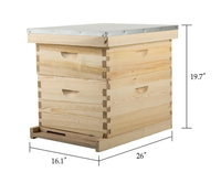 Prix usine Langstroth Bee Hive Kit Équipement d'apiculture pour ruche langstroth 10 cadre