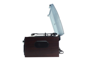 Moderner Plattenspieler aus Holz mit LED-Display Stereo-Kassette und digitalem AM/FM/USB/SD-<span class=keywords><strong>Audio</strong></span> - Product Image 5
