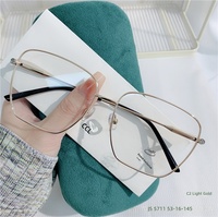Monturas de Gafas Ópticas de Miopía para Mujer, Estilo Punk, de Aleación de Titanio No Magnética, Montura Completa, Lentes de PC, Novedad al por Mayor