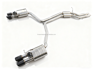 Système d'échappement Catback à haute performance avec silencieux pour Audi <span class=keywords><strong>S4</strong></span> S5 B8 B8.5 <span class=keywords><strong>B9</strong></span> 3.0t, en acier inoxydable poli miroir - Product Image 2