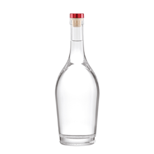 Botella de <span class=keywords><strong>Licor</strong></span> Redonda de Vidrio Transparente de 1000 ml con Sellado de Corcho, para Vodka, Whisky, Tequila, Ginebra, <span class=keywords><strong>Ron</strong></span>, Brandy, Venta al por Mayor - Product Image 3