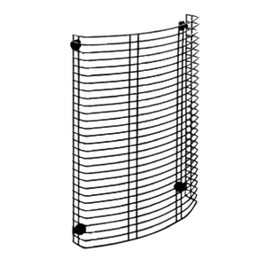 Grille de sécurité de brûlure ovale 29.5x8x42.5h pour outil de tournage Mesures de sécurité améliorées - Product Image 1