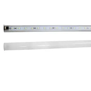 Barra de LED de cor única DC12V, tubo de proteção transparente LED SMD 5050 60leds/m iP20 não impermeável