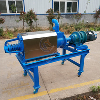 Extrudeuse manuelle de séparateur de biogaz solide liquide de déchets animaux pour fumier