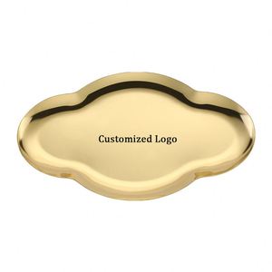 Stainless Steel Cloud Shaped Tray Cosmetics Jewelry Tray Metal Storage Tray Home - Product Image 2