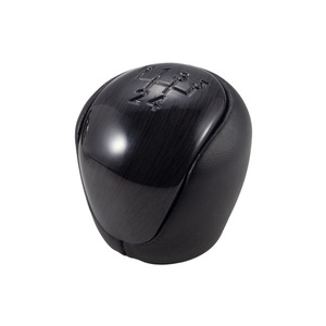 Carbon Fibre Gear <b>Shift</b> <b>Knob</b> 5-Speed 6-Speed Ergonomic For Hyundai Manual Transmission - Product Image 1