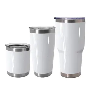 16oz 승화 공백 승화 수축 포장을 가진 똑바른 여위는 스테인리스 Tumblers 남자와 여자를 위한 중대한 DIY 선물