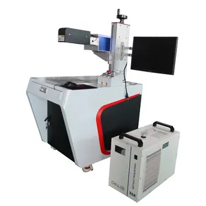 Professionele Hoge Precisie 3D Uv Laser-markering Machine 3W 5W Makers Mark Uv Graveur Voor Plastic Glas