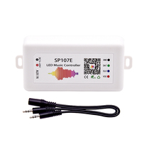 Bande LED intelligente Dream Color SPI WS2812B Bluetooth SP107E, contrôleur de pixels WS2811 SK6812, bande LED numérique RGB, contrôleur musical