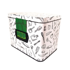 high quality rectangular prayer gift card tin recipe box with cards and dividers card 4x6 boxes set tin recipe packaging