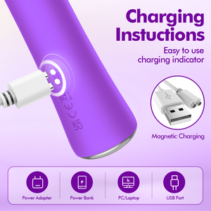 <span class=keywords><strong>LIL</strong></span> MERMAID Vibrateur rechargeable puissant à 9 vitesses, stimulateur clitoridien et du point C, étanche, silencieux, en silicone, jouet sexuel pour adultes - Product Image 6