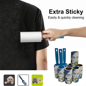Jumbo 10cm Tear Sticky Roller Refills for Pet Hair &amp; <strong>Lint</strong> 90 Sheets <strong>Roll</strong> 720 Sheets Pet Hair Remover - Product Image 3