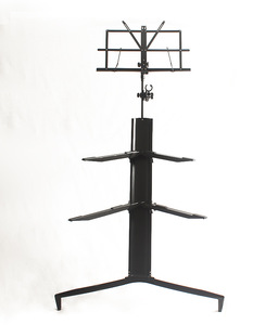 Penyangga Piano Desain Laba-laba 2 Tingkat Berkualitas Tinggi, Stand Keyboard Ganda Portabel dari Paduan Aluminium untuk Piano - Product Image 3