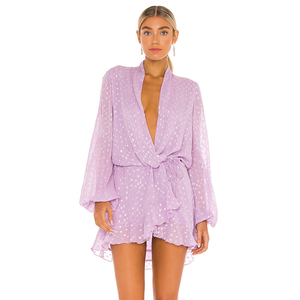 Robe pour femmes tendance, robe à manches longues pour femmes, robe élégante décontractée, mini robe pour femmes - Product Image 1