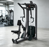 Nouvelle machine de musculation commerciale réglable en acier avec siège pour l'entraînement du dos et la musculation