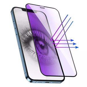Protector de Pantalla de Vidrio Templado ATB <span class=keywords><strong>Gorilla</strong></span>, Resistente a Impactos, Mate, Morado Claro, Antideslumbrante, Película de Vidrio Templado HD para <span class=keywords><strong>iPhone</strong></span> 15 - Product Image 1