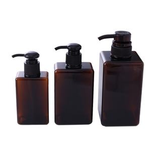 Hot Selling 8oz 450ml 650ml Amber White Color <b>Square</b> Shape Liquid Soap <b>Container</b> <b>Plastic</b> Foam Pump Bottles - Product Image 2
