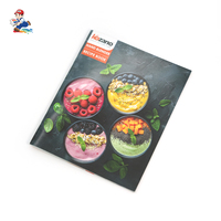 Brochure personnalisée en papier kraft/offset couché brillant, reliure agrafée, impression 3D en relief, estampage à chaud UV