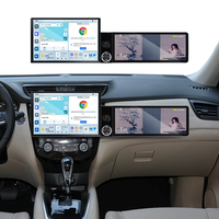 ZWNAV Layar 13.1"+12.3" untuk Nissan X Trail/Qashqai 2014-2020 Android15 Wireless Carplay DSP GPS Radio Mobil Stereo 4G 360 OEM