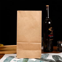 Prix de gros d'usine KM Sacs en papier alimentaire brun uni SOS sans poignées toutes tailles