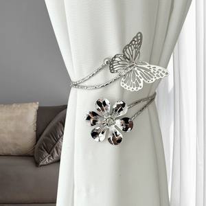 2025 nuova moda luce di lusso <span class=keywords><strong>fiori</strong></span> esagerati aprire cravatta <span class=keywords><strong>a</strong></span> <span class=keywords><strong>tenda</strong></span> personalità fibbia semplice metallo farfalla all'ingrosso - Product Image 4