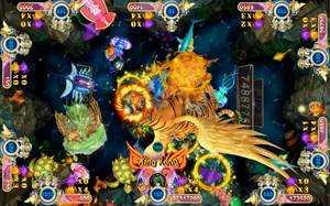 <span class=keywords><strong>Godzilla</strong></span> 3 Vua ghidorah Arcade có tay nghề cá cá Cá Trò chơi máy bắt cá trò chơi bảng trò chơi để bán - Product Image 3