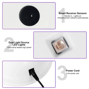 SUN X17 MAX Mini Lampe Professionnelle UV LED pour Séchage Rapide des Ongles, 72 LED, Capteur Automatique, Écran Tactile, Minuteur - Product Image 4