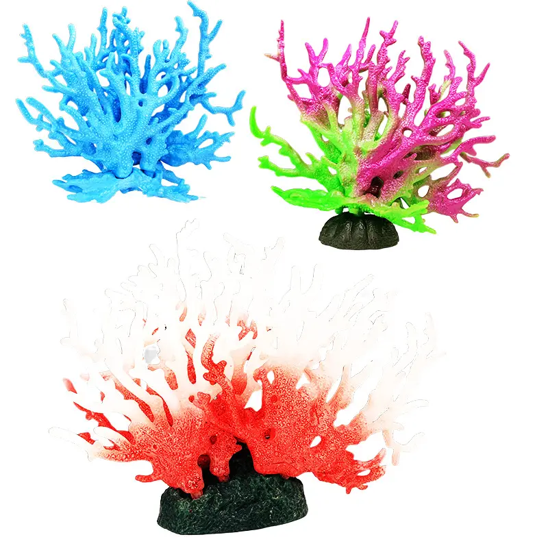 Artificial Silicone Coral For Aquarium Landscaping