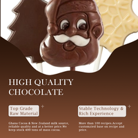 Sucette au chocolat en forme de rose halal de marque privée 3D en forme de fleur en gros