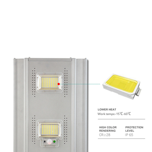 5000 Lumen 150W đèn 3 đầu năng lượng tháp không thấm nước góc rộng nhiệm vụ nặng nề chiếu sáng tất cả trong một LED năng lượng mặt trời ánh sáng đường phố - Product Image 6