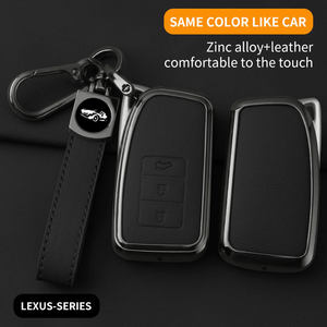 NUEVA Funda de Cuero y Aleación de Zinc para Llave de Coche Lexus NX IS RX ES LS GX LX UX GS 200 260 300 350 NX200 ES300 RX350 NX300 - Product Image 6