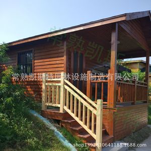 Caseta de madera anticorrosiva para exteriores, casa de madera móvil, casa de madera para zonas turísticas, caseta de madera maciza ensamblada para venta de entradas - Product Image 5