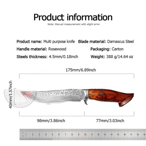 มีดต่อสู้แบบปรับแต่งได้ Red Feather ใบมีดสแตนเลสคุณภาพสูง DIY ด้ามไม้แบบอุตสาหกรรม ปลอกมีดสำหรับกิจกรรมกลางแจ้ง OEM - Product Image 6