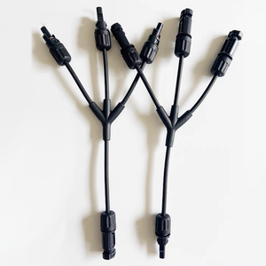 1500 В, Солнечный фотоэлектрический силовой кабель, разъем 4 в 1, гнездовой Y-разъем, IP68, 35а прочный Полиолефиновый корпус - Product Image 3