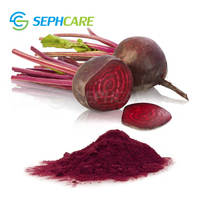 Sephcare colorant alimentaire naturel colorant pigment fournir poudre de racine de betterave rouge séchée