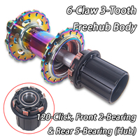 JIELEI Premium MTB Hubset - 32H 110x15mm avant 148x12mm arrière-pour 12 vitesses avant et arrière paire 120 coups de feu