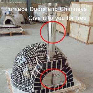 فرن بيتزا احترافي يعمل بحرق الخشب، فرن خبز خارجي يعمل بالحطب - Product Image 2