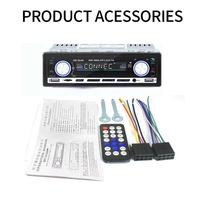 20158 double bouton de réglage du volume double U fonction de charge rapide FM/USB/TF petite carte/AUX voiture MP3 lecteur BT