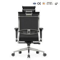 Nouvelles Arrivées Guangdong : Chaise de Bureau Ergonomique Confortable Entièrement en Maille avec Cadre Métallique – Équipement de Bureau