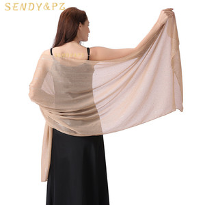 Buy Silver Shawl for Evening Dress Comfortable & Elegant Polyester Silk |  Alibaba.com