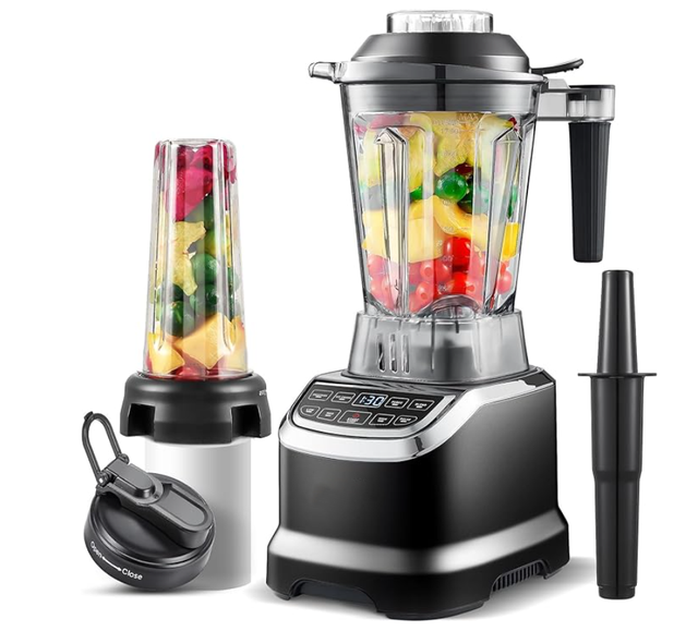 1800W Smoothie Blender with 2 Blend Way Professional Blenders for Kitchen